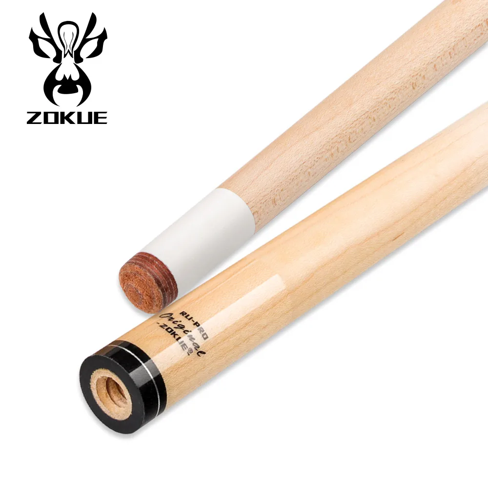 ZOKUE Russian Billiard Cue Stick 160cm Length 12.75mm Tip Weight Adjustable Radial Pin Joint Kit Professional Play Billiard Cue