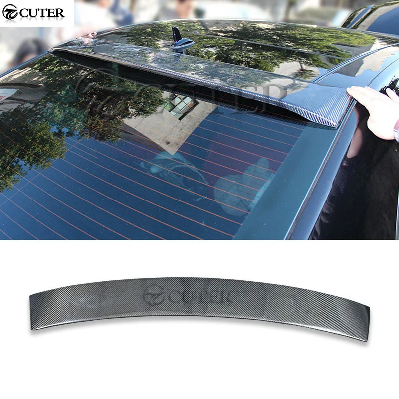 W212 Carbon Fiber Rear Wings Spoiler Top Wings Roof Wings for Mercedes Benz W212 E280 E300 E260 E400 Lorinser Style Body Kit