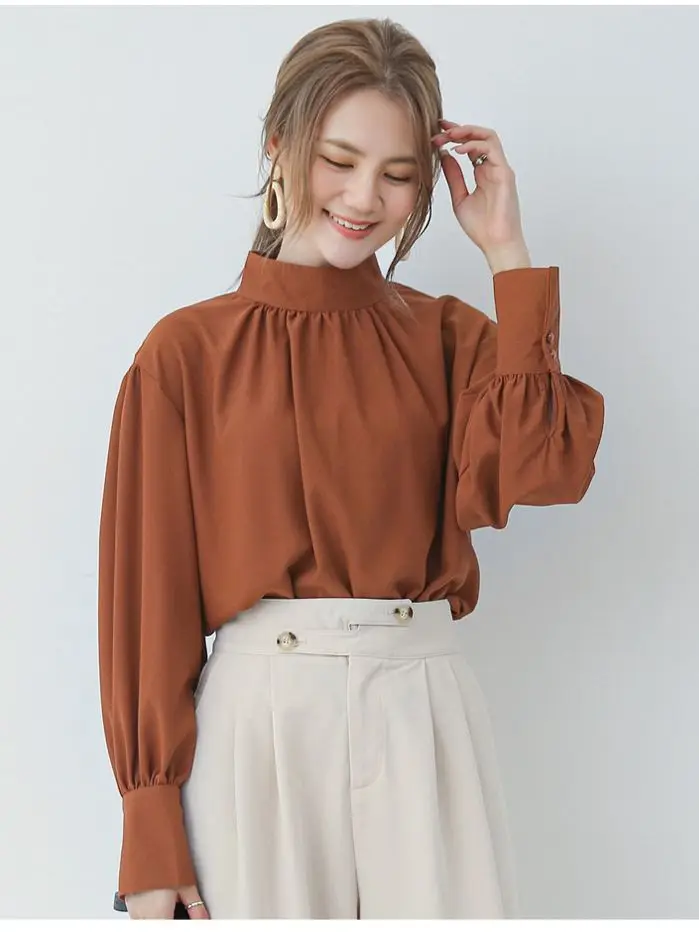 Neue Frühjahr Vintage Baumwolle Shirt Weibliche Oversize Frauen Langarm Mädchen Bluse Sommer Neue Frauen Blusen Femme Blusas