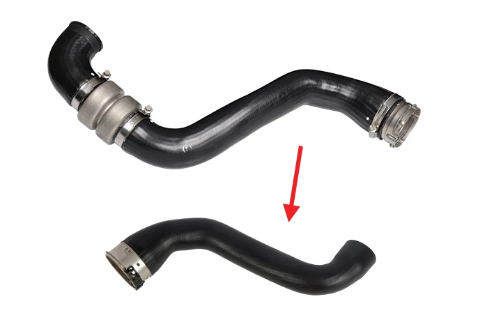 TURBO HOSE EXCLUDING METAL PIPE BIG HOSE SHOWN WITH ARROW PNH000163