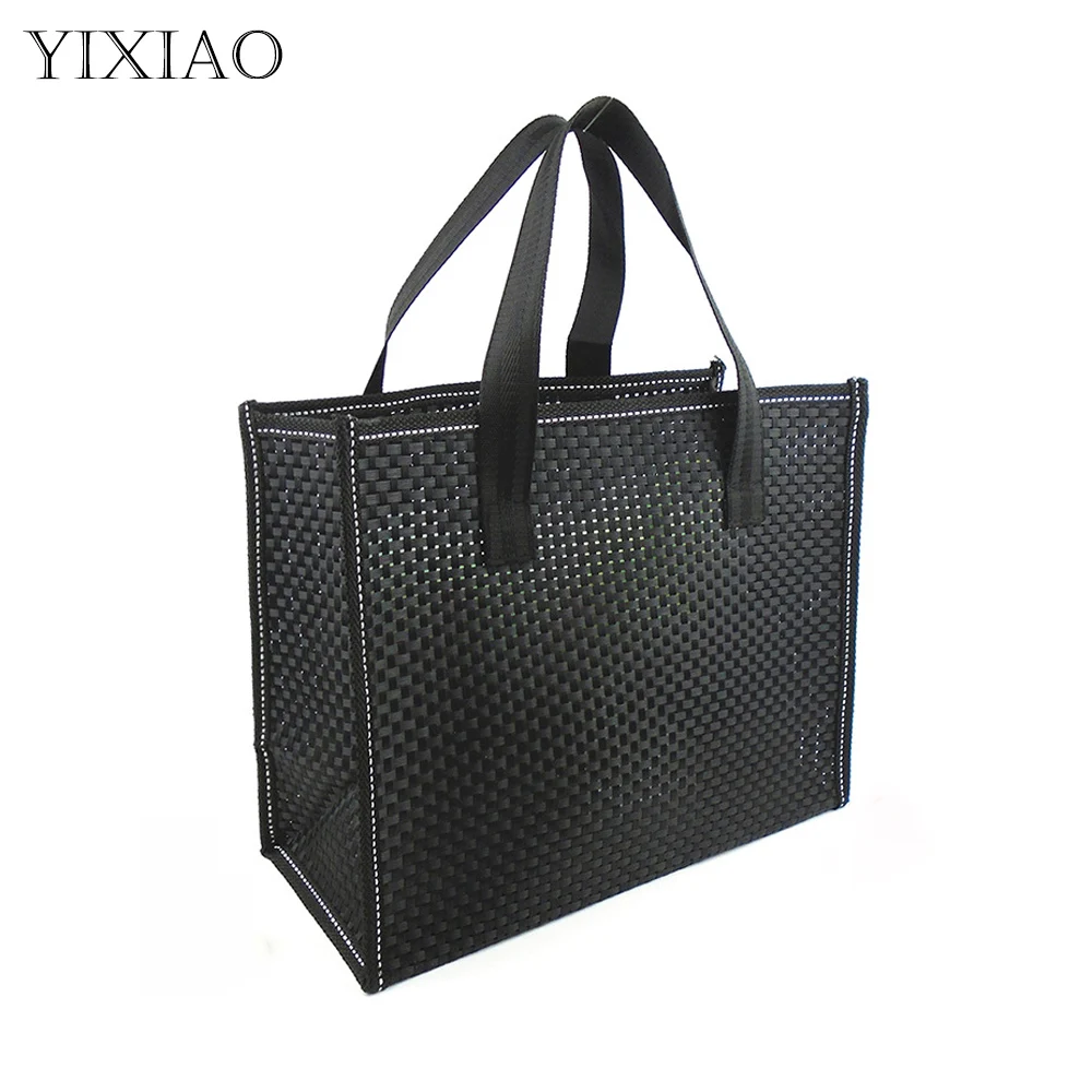 YIXIAO Swimming Sports Bags Travel Bathing Bag Beach Swimsuit  Storage Handbags Shoulder Pack Braided Mesh Pack