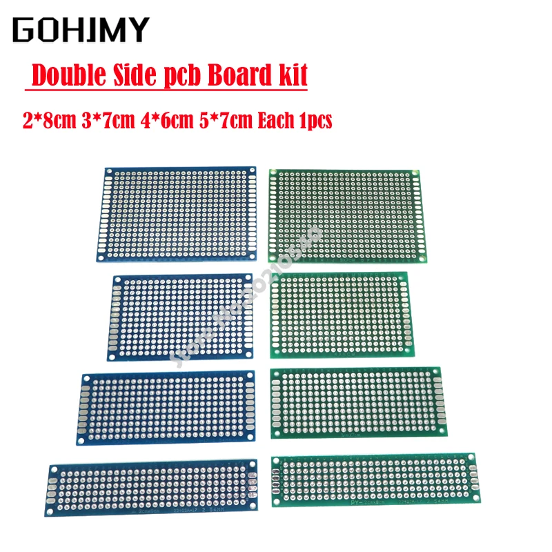 4 قطعة 5x7 4x6 3x7 2x8 cm 5*7 4*6 3*7 2*8 ضعف الجانب النحاس النموذج مجلس الكلور العالمي كهف لوحة لوحة دوائر كهربائية