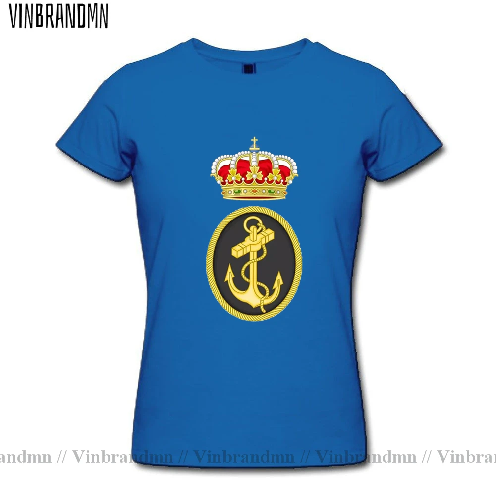 Navy Kingdom of Spain Espana ESP Spanish Spaniard country Short sleeve new Tops t shirt women Military Tactical Army summer Tees