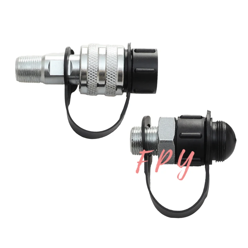 1Piece 3/8\'\' NPT Hydraulic Quick Coupler Hydraulic Tools Accessories Hydraulic Quick Couplings Set Zg3/8 Hydraulic Connector