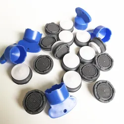 10 Pcs Water Saving Tap Aerator with Built-in Bubbler 23.5mm Male Thread Replacement Filter Core Inlaid Foamer Fittings for Home