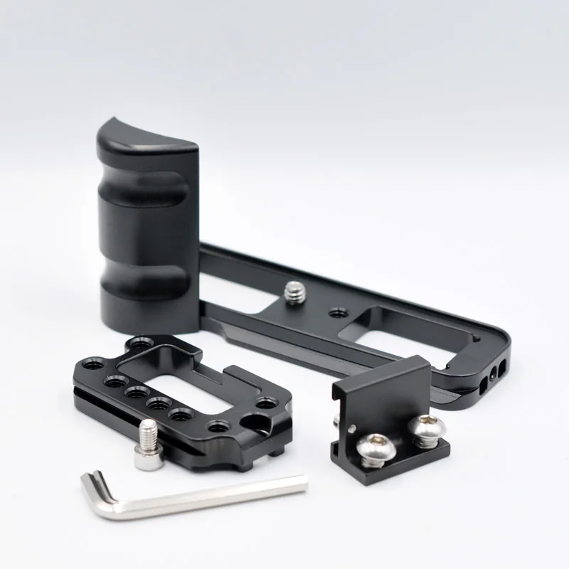 For Fuji X-E3 Fujifilm XE3 Porous Camera L Bracket Hand Grip Quick Release With Hot Shoe Mount