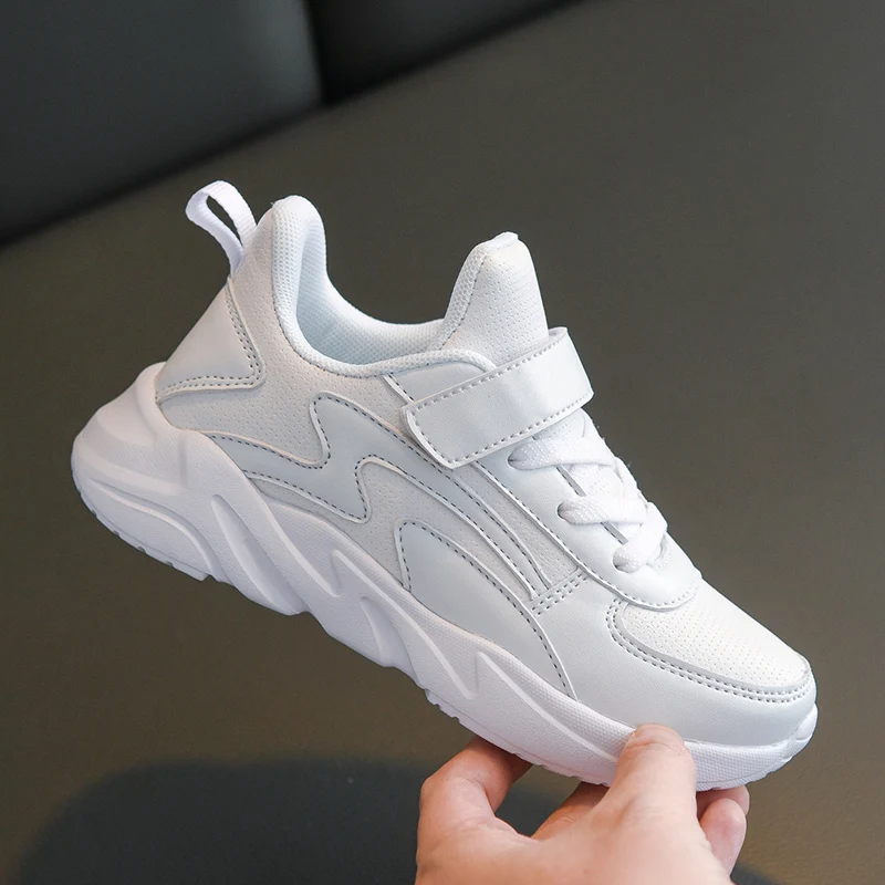 ULKNN Boys shoes 2023 autumn 6 children boys 12 sports shoes 15 years old 10 kids 9 white black blue shoe sneakers for students