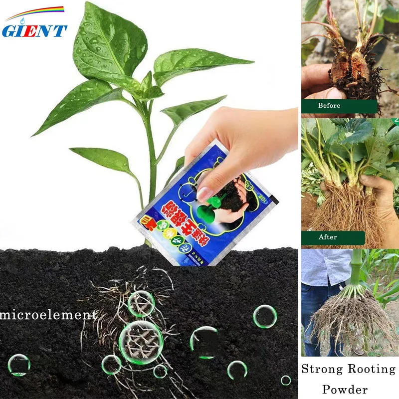 1Pcs Quick Rooting Powder Extra Fast Plant Flower Rooter Hormone Powder Growth Transplant Fertilizer Strong Sprout Seed Agent