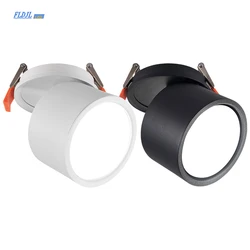 Luz de teto recessed regulável 7w 12 15w AC85V-285V led superfície recessed montado spotlight