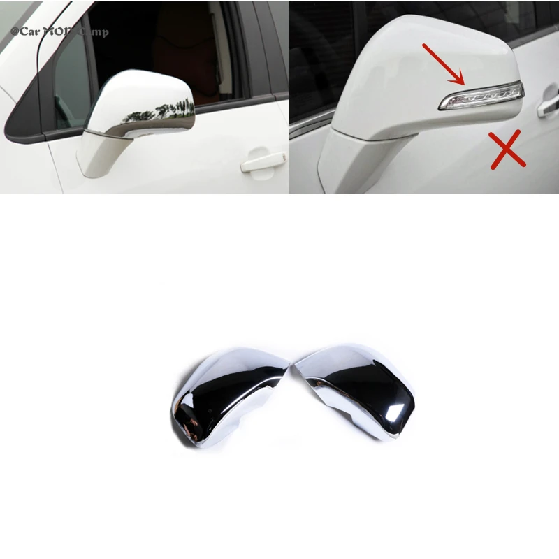 Car Accessories for Opel Vauxhall Mokka / Buick Encore 2013-2018 ABS Chrome Side Rearview Mirrors Decoration Cover Trim 2pcs