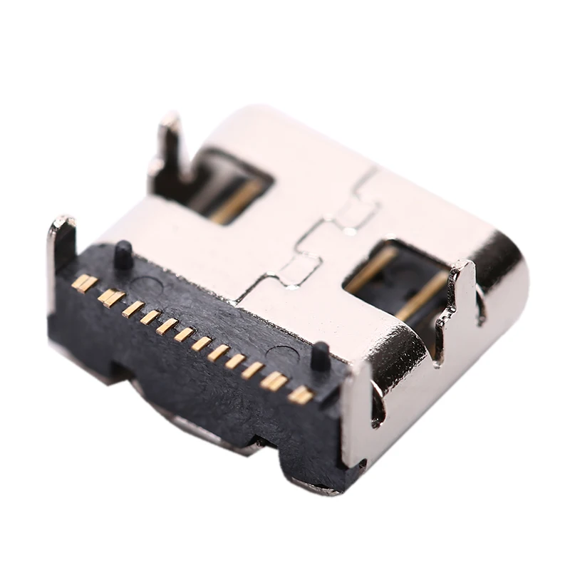 16 Pin SMT Socket Connector Micro USB Type C 3.1 Female Placement SMD DIP For PCB Design DIY Current Charging