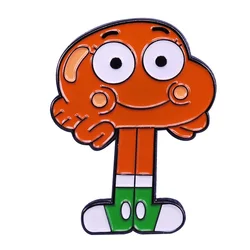 Gumball Darwin Enamel Pin Watterson's amazing world Brooch Cartoon Show accessory
