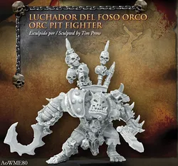 model kit resin kit Avatars of War 28243 Orc Warrior 28mm Unassembled Sculpture for Hobbyists