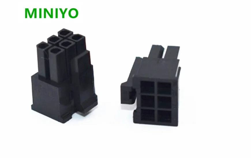 

Micro-Fit male female connector 3.0mm 2x3 Pin 6Pin 6-Pin right angle/straight Plus Receptacle Housing for terminal 43025/43045