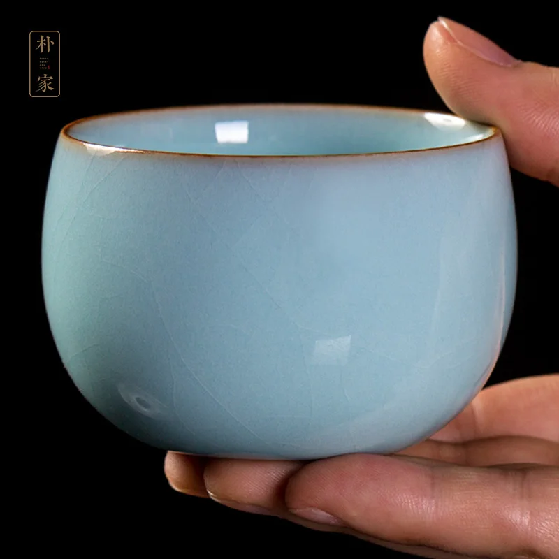 |Li Tinghuai your kiln burning ceramic cups with the master sample tea cup cup single cup ruzhou your porcelain piece