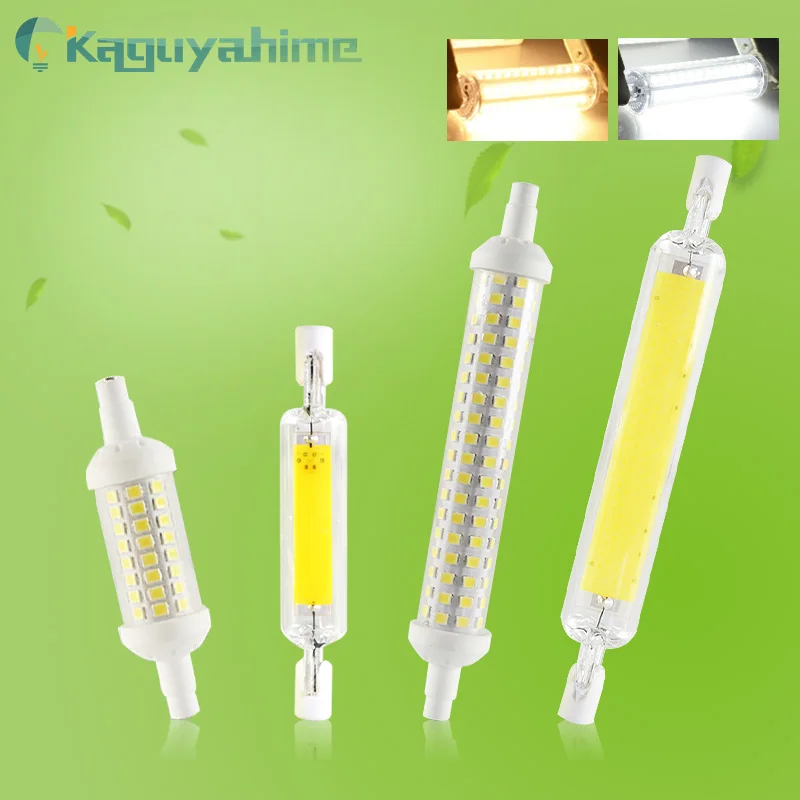 

=(K)= 220V / 110V Dimmable COB LED R7s Bulb 15W 30W 50W R7S LED Tube Light 78mm 118mm 135mm Replace Halogen Lamp Spot Light