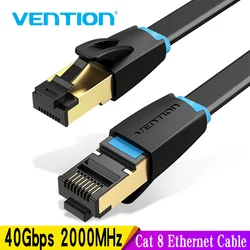 Vention Cat 8 Ethernet Cable Network Cable High Speed 40Gbps SFTP Wire Internet Patch Cable with RJ45 Connector for Router Modem