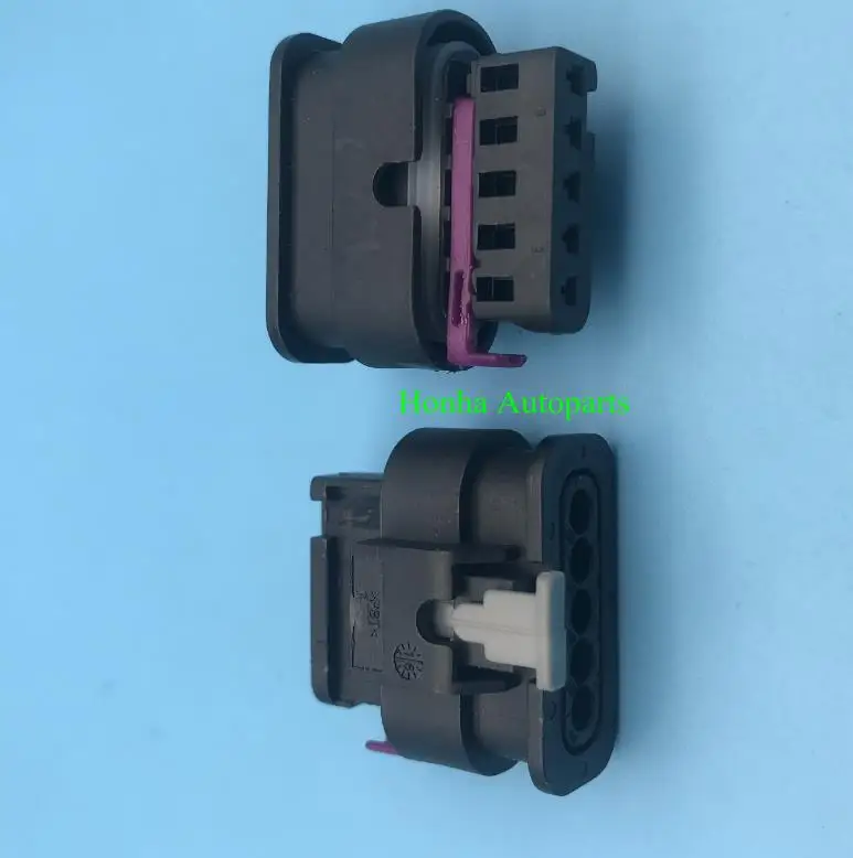 

5/10/20/50/100 pcs 5p waterproof auto connectors female 1-1718806-1 4F0 973 705 MAF MASS air flowmeter sensor electric connector