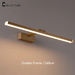 LED Mirror Light Modern LED Wall Light For Home Bathroom Lamp AC90-260V LED Lighting Fixture Indoor Wall Lamps L120 100 80 60cm