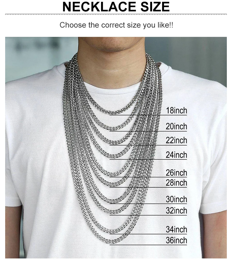 Unique Initial Letter A to Z Pendant Choker Necklace Stainless Steel Figaro Rolo Box Curb Chains Women Men Jewelry 18inch