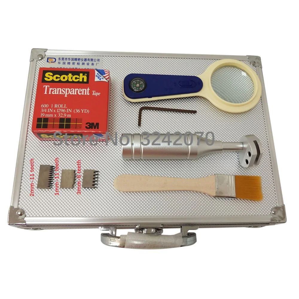 High quality QFH-A hundred grid blade Cross cutter Paint film adhesion tester Paint surface detector 1/2/3mm knife