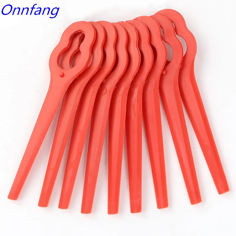 50Pcs/lot Swing ABS Plastic Blade Pendants for Cordless Grass Trimmer Garden Timmer Tool Parts Garden tool