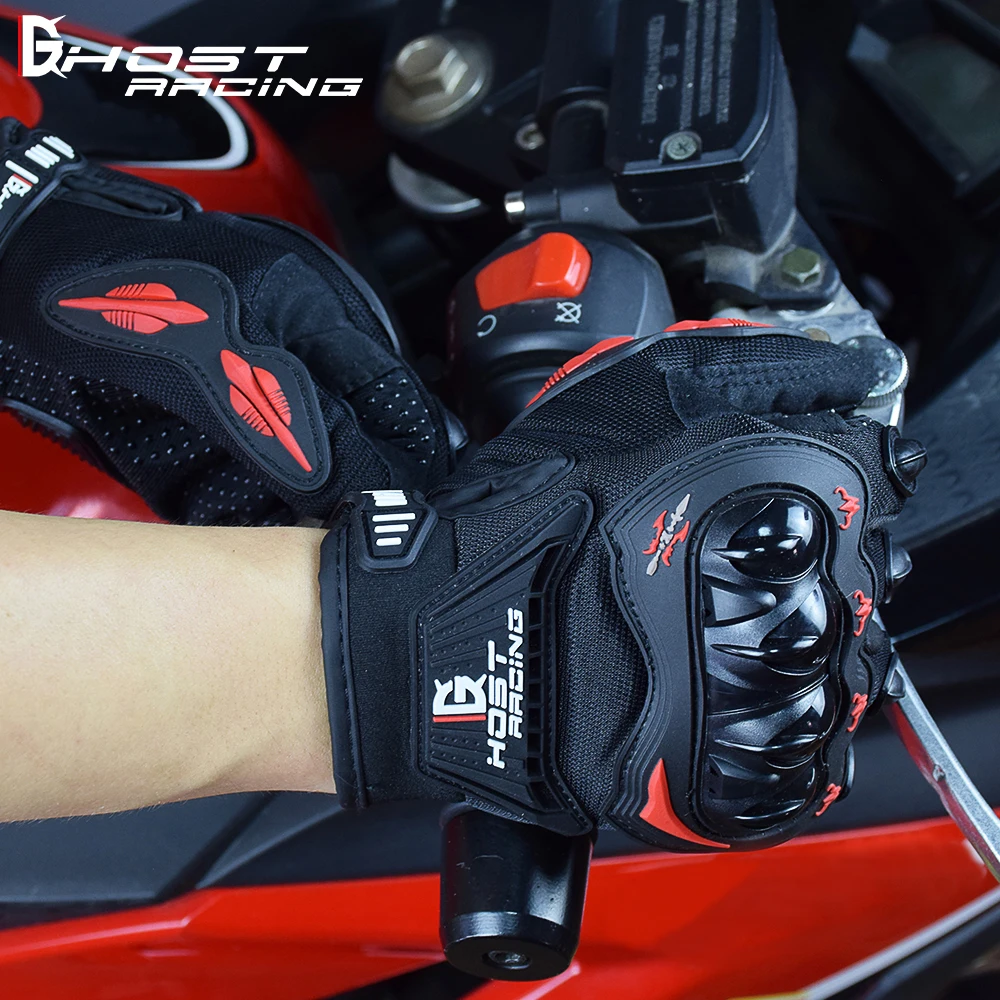 Gants de moto pour hommes, gants d\'équitation, antichute, pour course de moto, respirant, pour vélo de montagne, équipé d\'un écran tactile