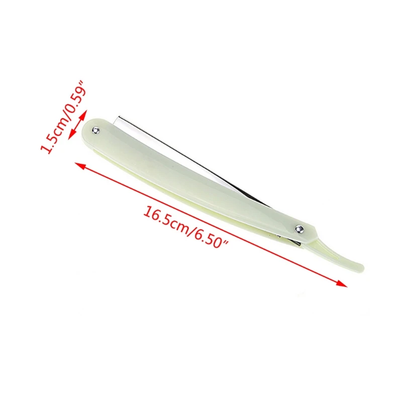 Новая Профессиональная Мужская складная бритва с прямыми краями и пластиковой ручкой, Классическая винтажная салонная ручная Бритва для парикмахера, бритва для бороды