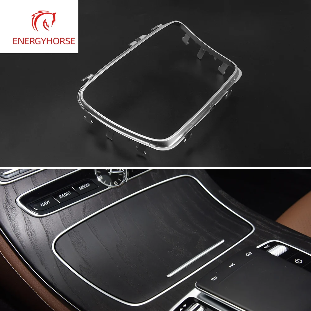 

For Mercedes Benz E-Class W213 Central Armrest Water Cup Holder Trim Strip Ashtray Cover Bright Strip Plating Strip 2136830500