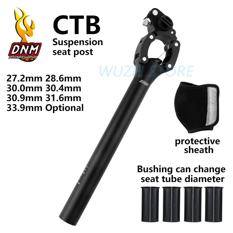 DNM CTB Seatpost Bike PartsShock absorbing Seatpost 350mm x 20mm Travel MTB Mountain Road Bike bicycle seatpost