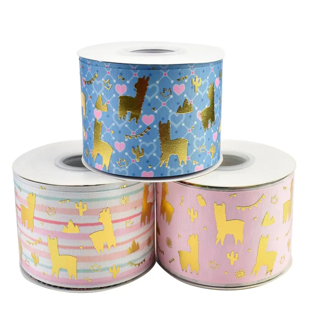 

HSDRibbon 75mm 3inch hsd-design custom Pattern on Grosgrain Ribbon