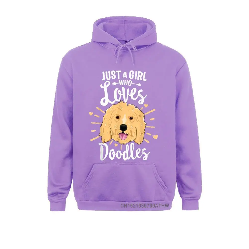 Nur ein Mädchen, das Gold doodles Frauen Welpen Herren Hoodies Design Winter Männer Sweatshirts Sportswears liebt