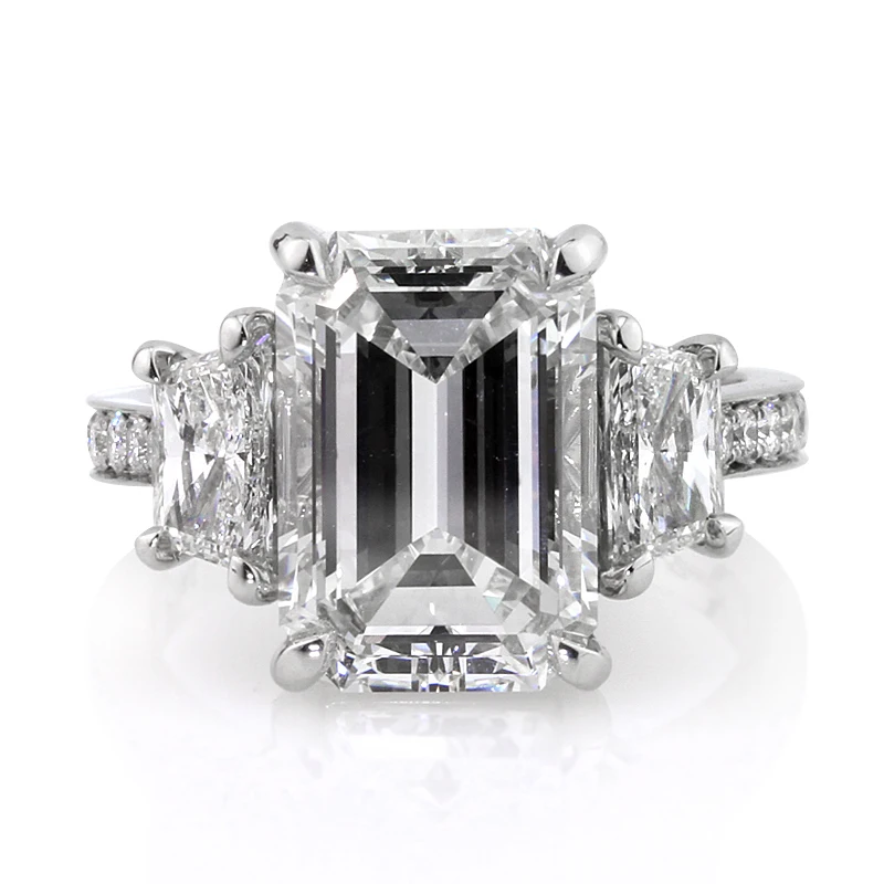 CAOSHI Modern Style Trendy Wedding Bands for Women Brilliant Crystal Fashionable Bridal Accessories Luxury Female Jewelry Gift