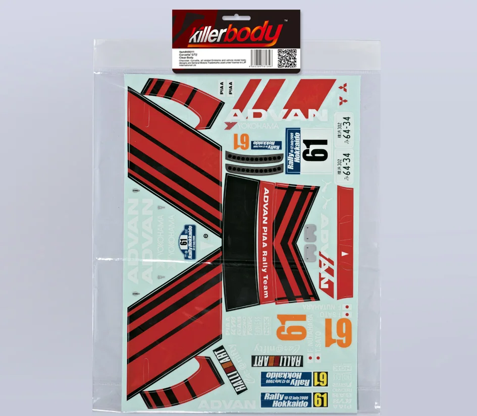 Killerbody 48007 Decal Sheet EVO ( EVOLUTION X)