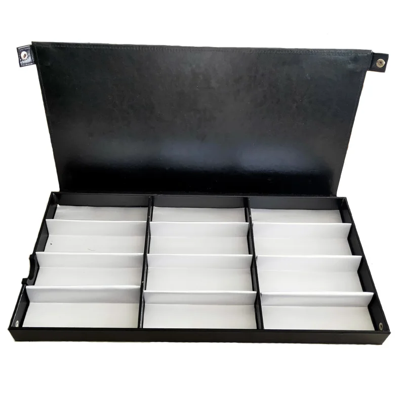 

REAL 12 Grids Storage Display Case Box for Eyeglass Sunglass Glasses Showing Case Box Accessories 48*24*3.5cm