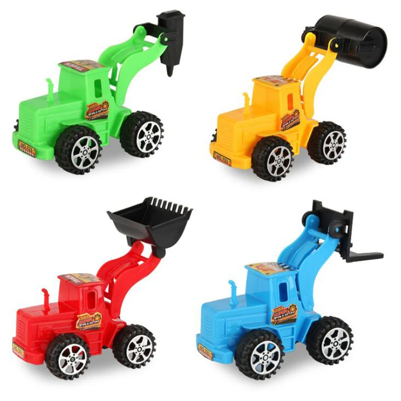 

1:32 Simulation Q Version Engineering Car Mini Forklift Car Model Child Boy Toy Drill Car Bulldozer Toy Car Children Gift