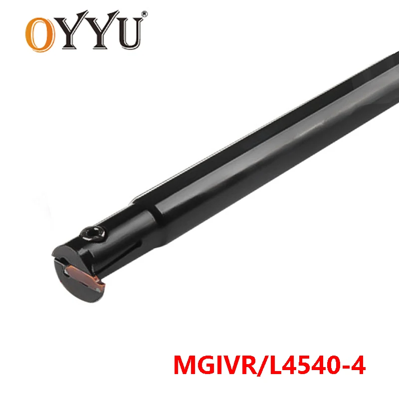 OYYU MGIVR4540-4 MGIVL4540-4 Grooving Turning Tool Holder CNC Carbide Inserts Shank use MGMN400 Lathe Tools Cutter