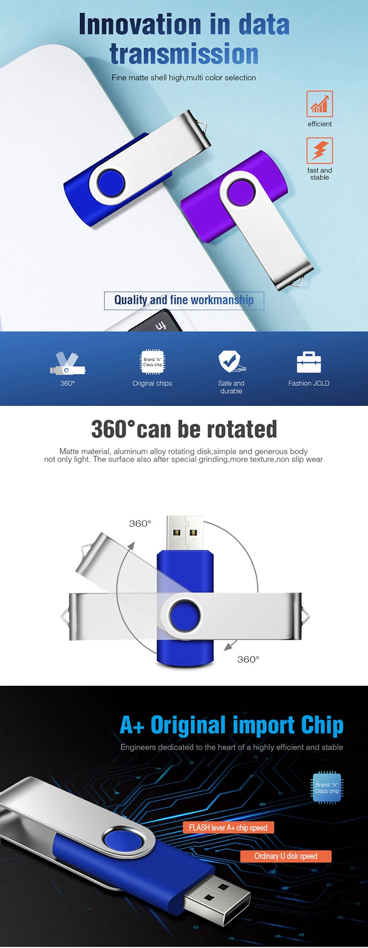 50 Stück/Los Gratis Logo Echte Kapazität USB-Stick USB 2.0 4GB 8GB 32GB 64GB Fotografie-Geschenk Pendrive Speicherstick 128MB 256MB – Detail 2