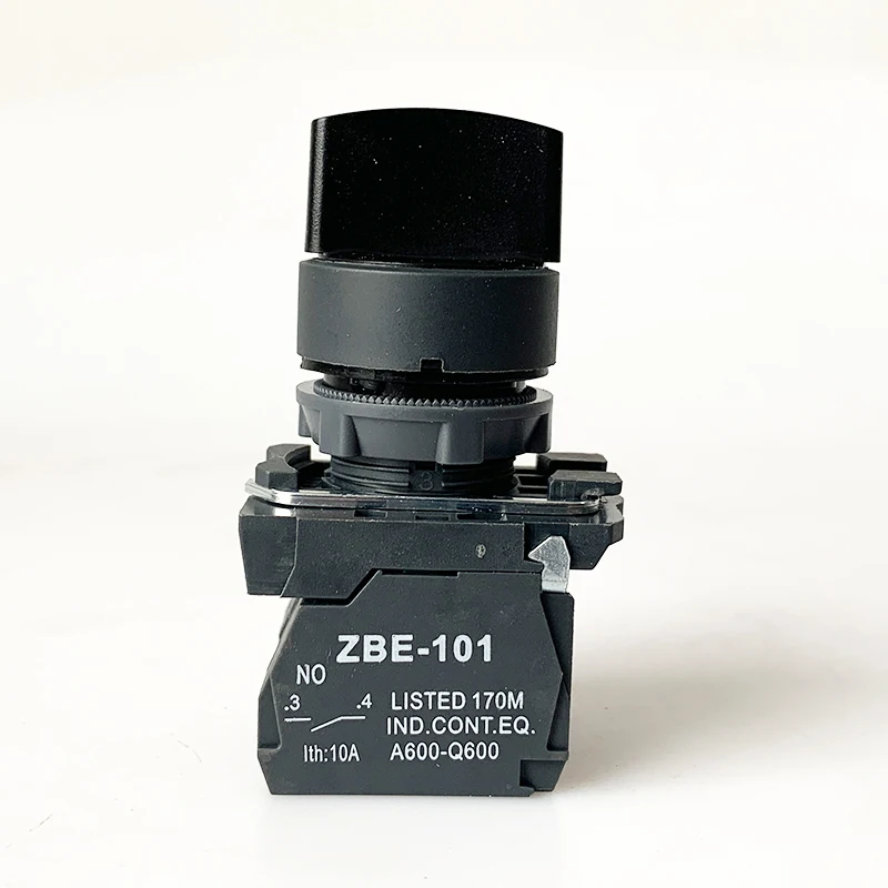 2 gears/3 gears selector switch 22mm XB5AD21/AD33/AD53 2normally open contact self-reset/self-lock 2NO/1NO1NC