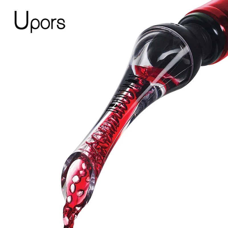 UPORS Aerator do wina Premium Aerator do wina Czerwone wino Karafka Korek Wylewka Korek Butelka Usta Dozownik Karafka Wylewka
