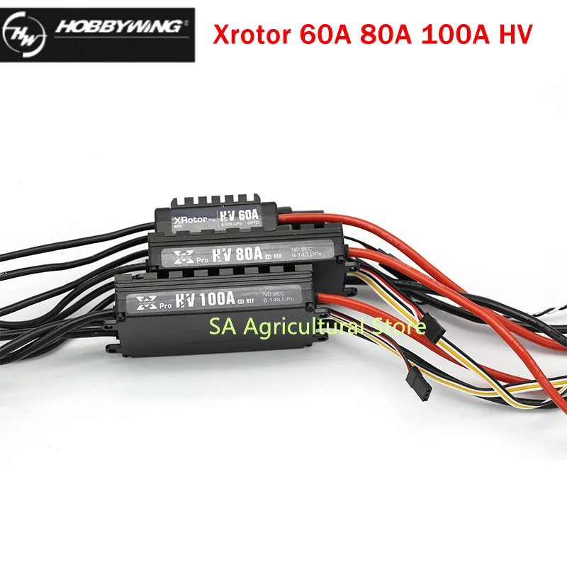 Original Hobbywing XRotor Pro 60A 80A 100A HV V3 ESC for DIY Agriculture High-voltage version of ESC