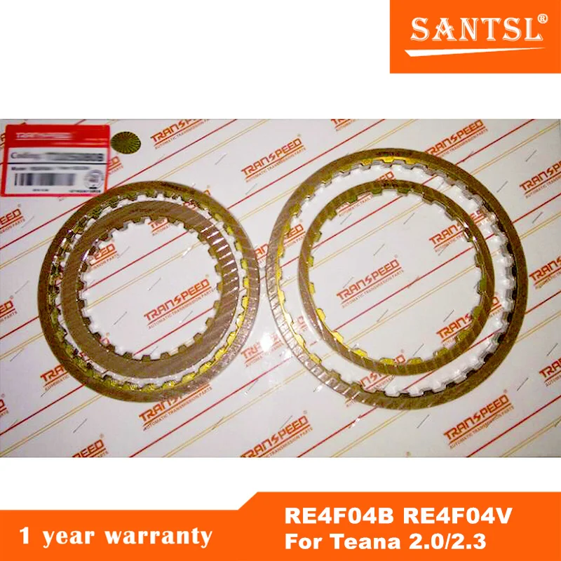 

RE4F04B RE4F04V Auto Transmission Clutch Plates Friction kit Fit For Nissan Teana 2.0L 2.3L Car Accessories