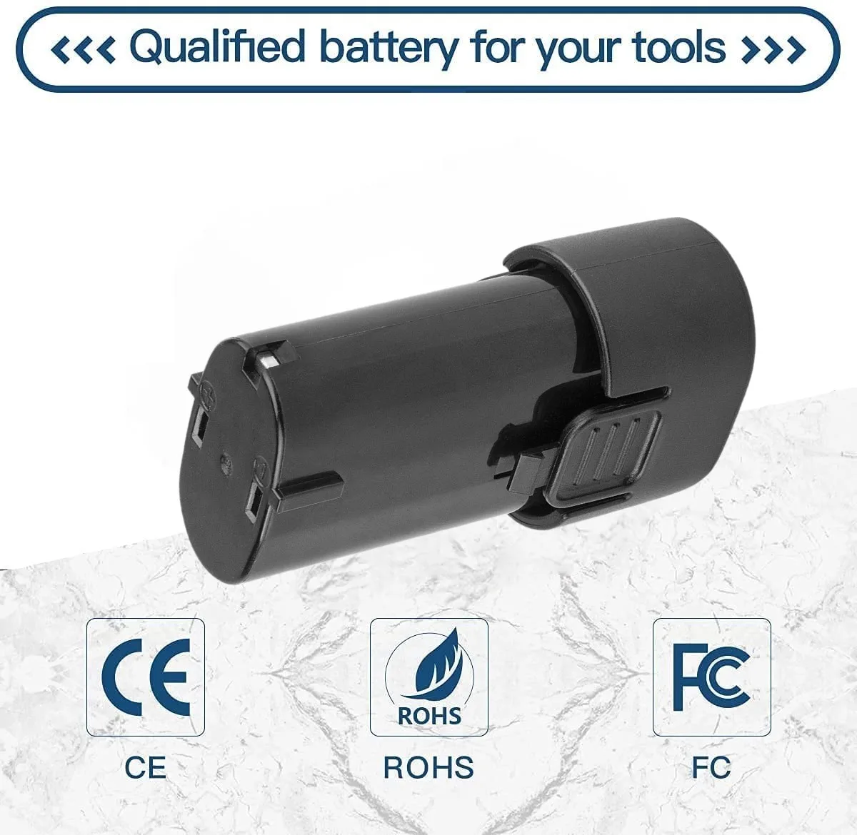 7.2V 3000mAh BL7010 Li-ion Battery Replacement for Makita 194355-4 TD020 TD020D TD020DS DF330D ML704 TD090D Power Tools