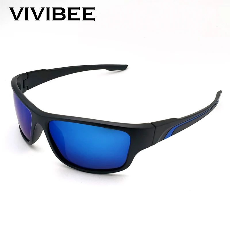 Matte Black Frame Man Cycling Sunglasses Sports Goggle Bicycles 2025 Women's Blue Mirror Lens Riding Glasses