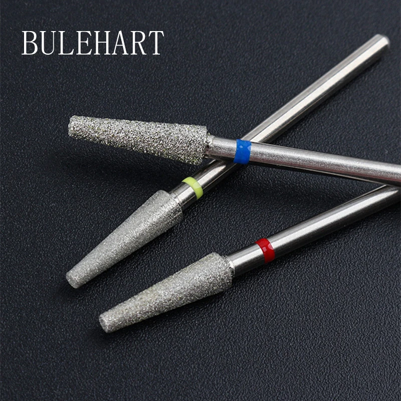 Diamond Milling Cutters For Manicure Carbide Trapezoid Nail Drill Bits Equipment Tools