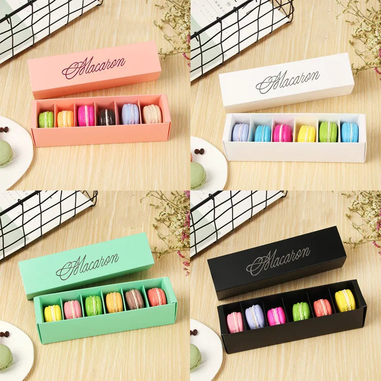 2021 Creative Dessert Packaging Cases Muffin Cookies Cases Macaron Packing Box Beautifully Packaged Wedding Party Cake Storage