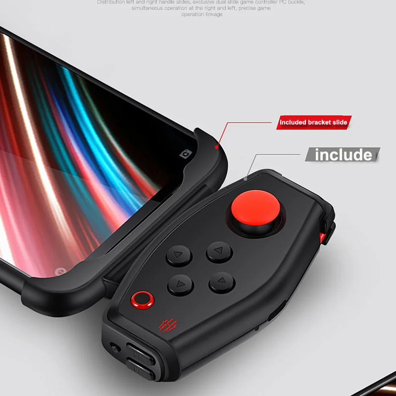 Shockproof TPU Soft Case for ZTE Nubia Play 5G case Heat Dissipation Cover with original Red Magic PUBG Game Gamepad handle