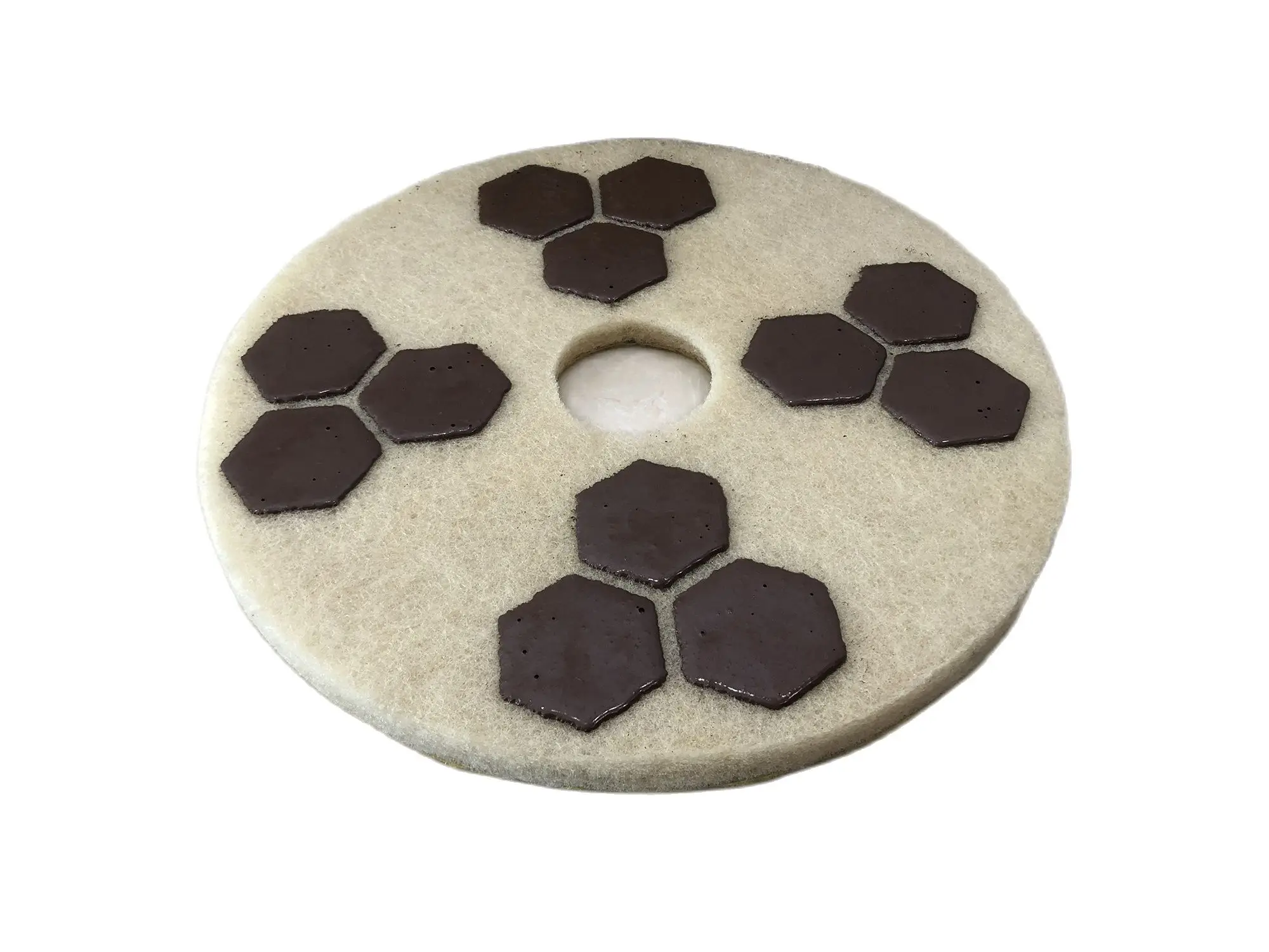 17 Inch 425 mm Marble Floor Polishing Wheel Granite Resin Sponge Polishing Concrete Floor Polishing Diamond Dry Grinding Pad