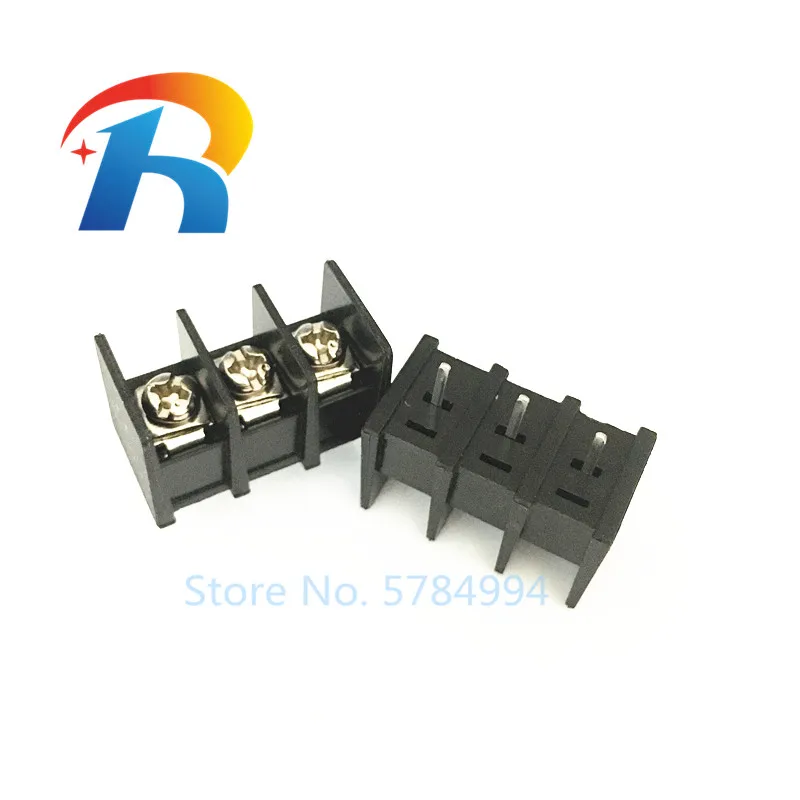 10PCS Barrier terminal KF25C-7.62MM middle foot KF25C-7.62MM-2P/3P/4PIN environmental protection fuel resistance