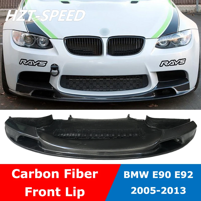 E90 E92 E93 M3 GTS-V Type Carbon Fiber Front Shovel Bumper Lip Chin For BMW 3 Series E90 E92 E93 M3 Car Body Kit 2005-2013